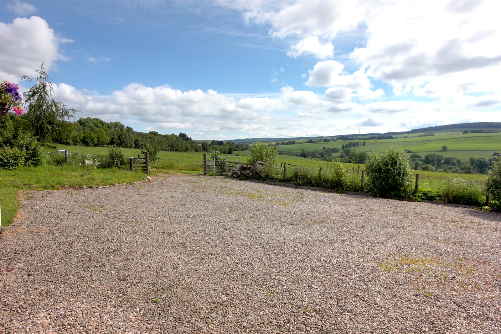 Driveway and View