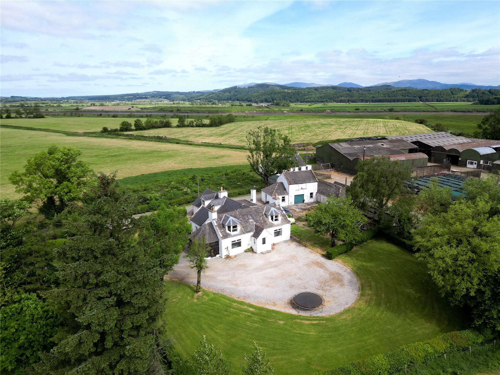 Farmhouse and View