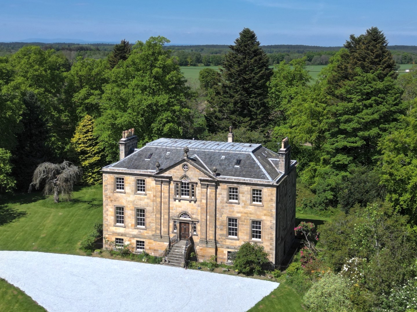 Aerial image of Inverine House