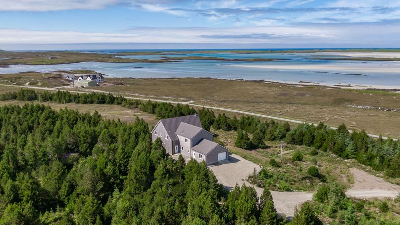 Forest House on Beach with Sea Views